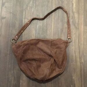 Pulicati Italian brown crossbody purse